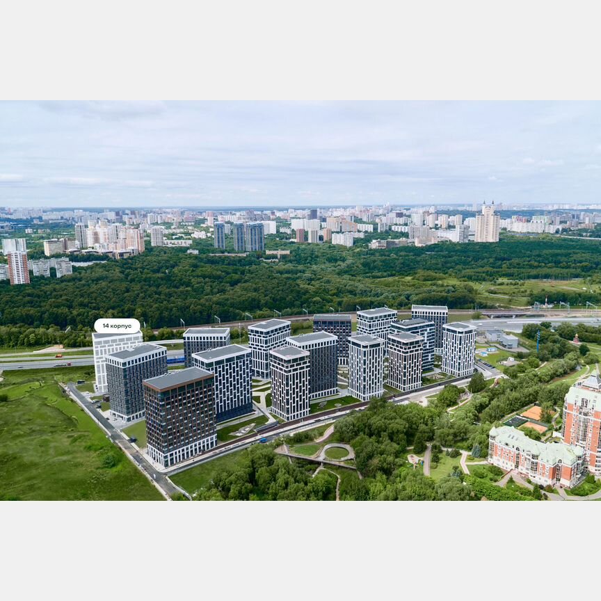 1-к. квартира, 44,5 м², 12/14 эт.