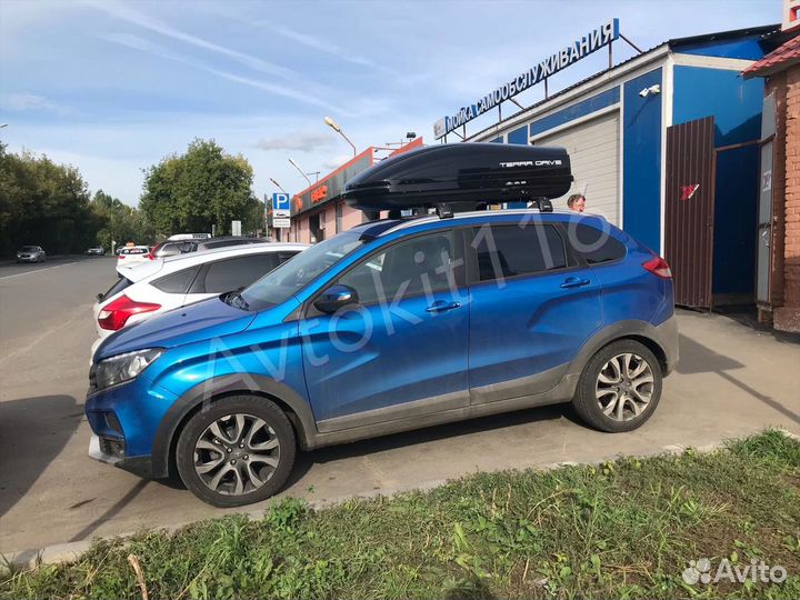 Автобокс багажник на крышу LADA Xray Cross