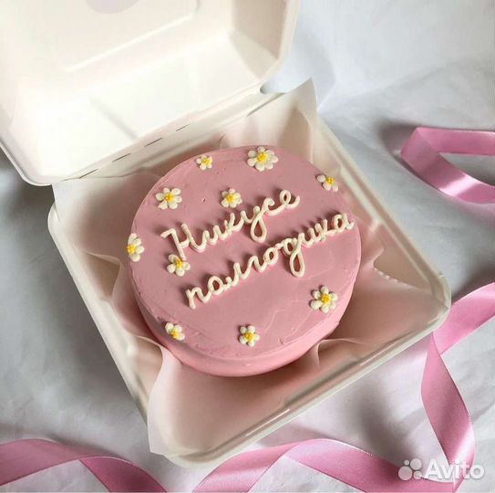 Бенто торт. Cake to go. Торт на заказ
