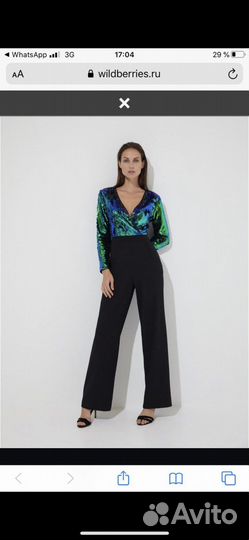 Комбинезон женский вечерний с пайетками