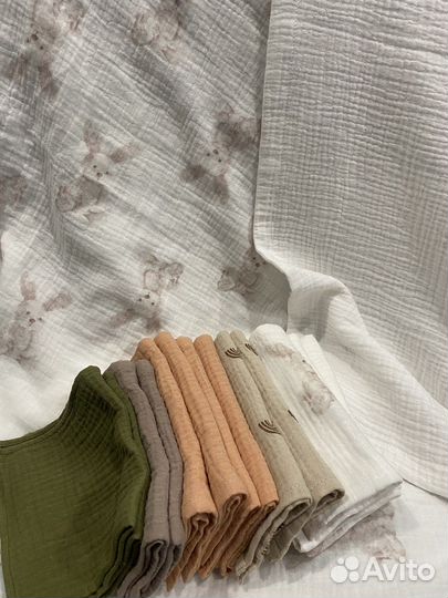 Плед из муслина новый