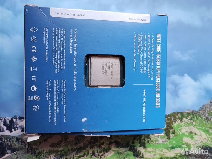 Процессор intel core i5-6600K LGA1151