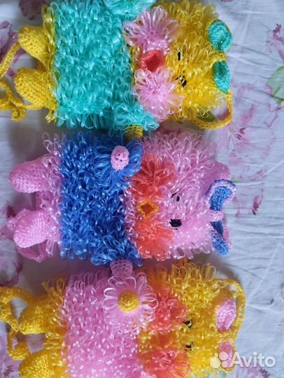 Мочалка ручной работы