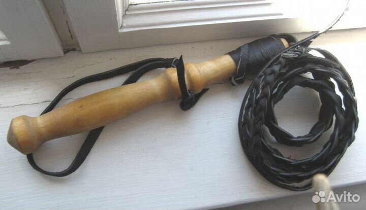 Кнут из сыромятной кожи