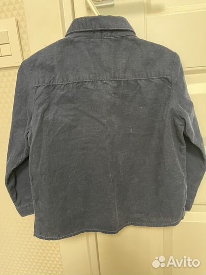 Рубашка для мальчика вельвет