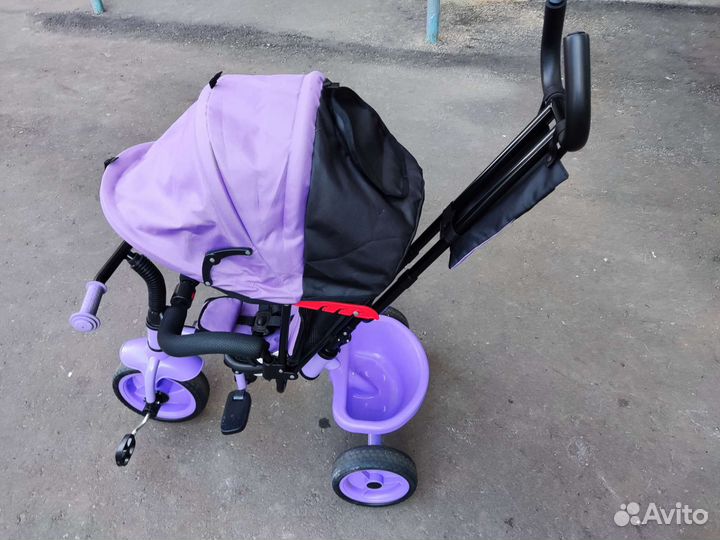 Детский велосипед с ручкой бу