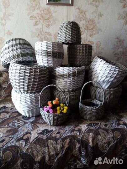 Корзина плетеная