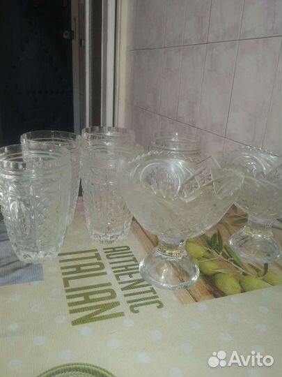 Хрустальные стаканы СССР