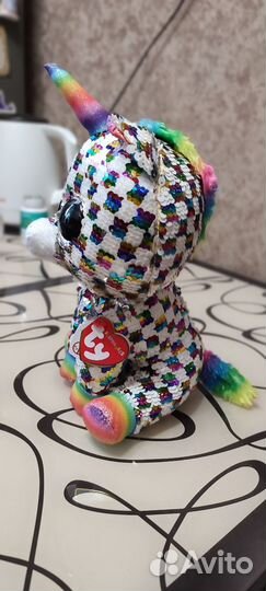 Игрушка мягкая TY единорог