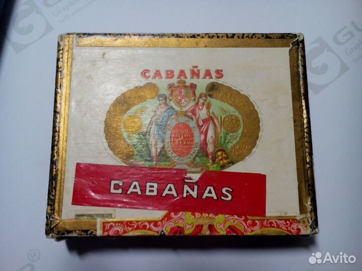 Винтаж коробка сигар 