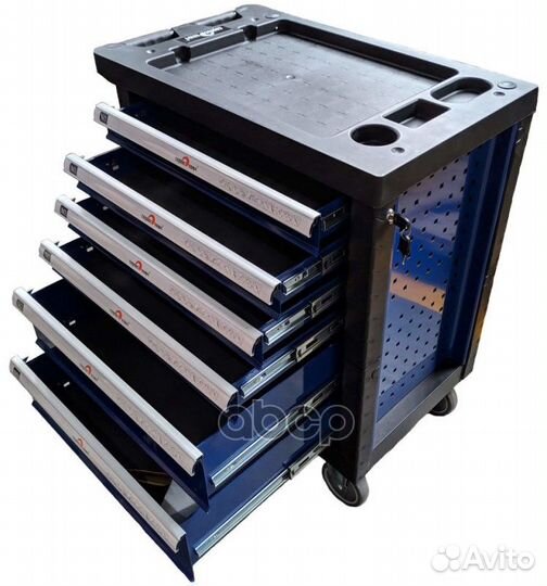 Тележка инструментальная 6 секций Сервис Ключ P