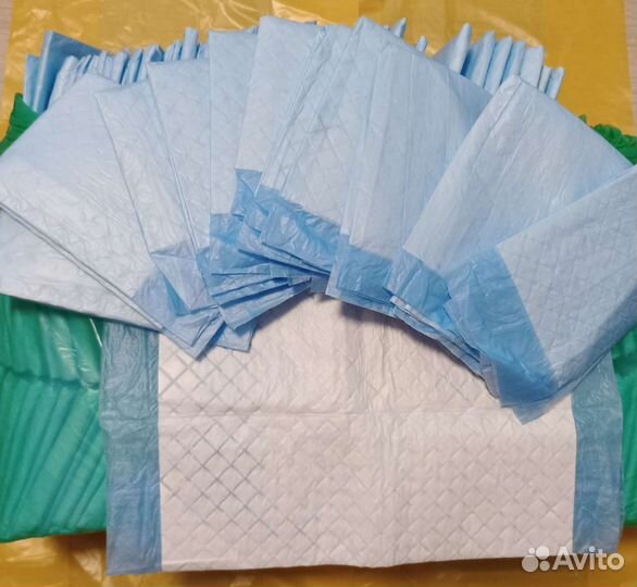 200 штук пеленки одноразовые 40х60