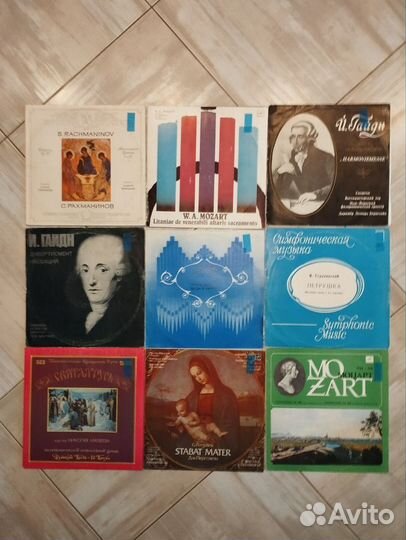 Винил классика Бах Чайковский Моцарт Гайдн