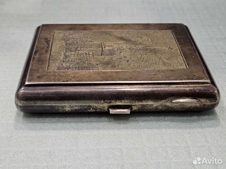 Портсигар серебряный СССР