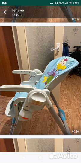 Детский стульчик для кормления chicco