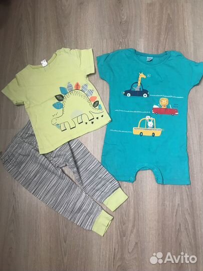 Летняя одежда на мальчика 86 92 98
