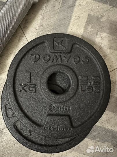 Гантели Domyos 8кг 2шт