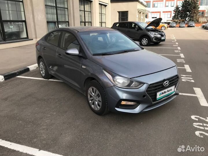 Hyundai Solaris 1.4 AT, 2017, 212 435 км