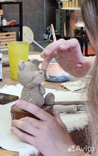 Мастер-класс гончарный круг и лепка