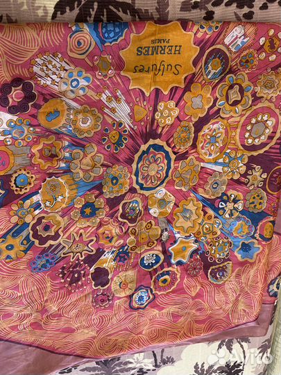 Шелковый платок hermes