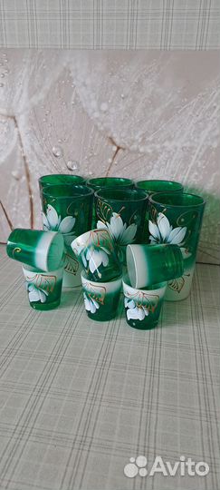 Набор стаканов и стопок