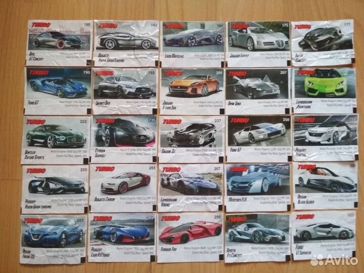 Вкладыши Turbo kent, black, super, sport, classic