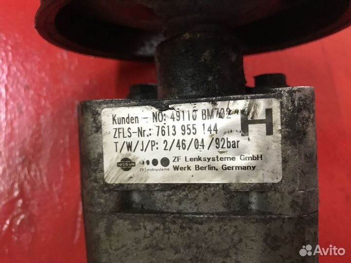 Насос гур Nissan Almera N16 qg15de 1.5