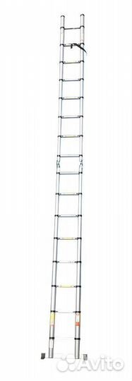 Телескопическая лестница стремянка SevenBerg QH 2x10 ступеней (4 м.+4 м.)