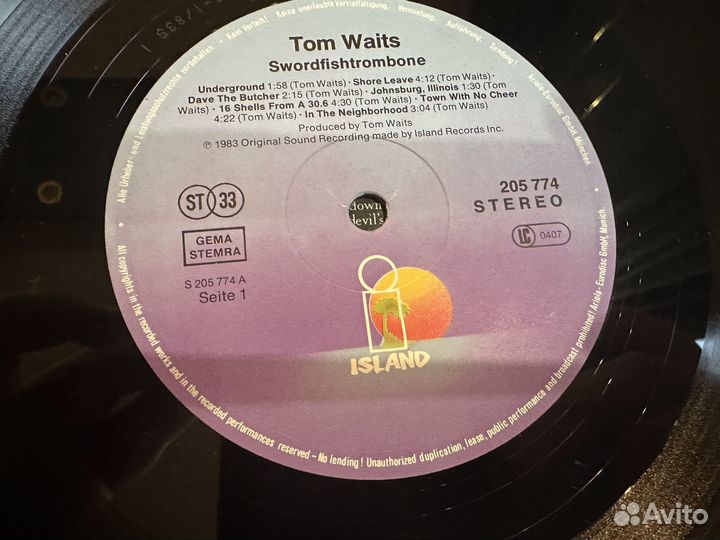 Tom Waits – Swordfishtrombones