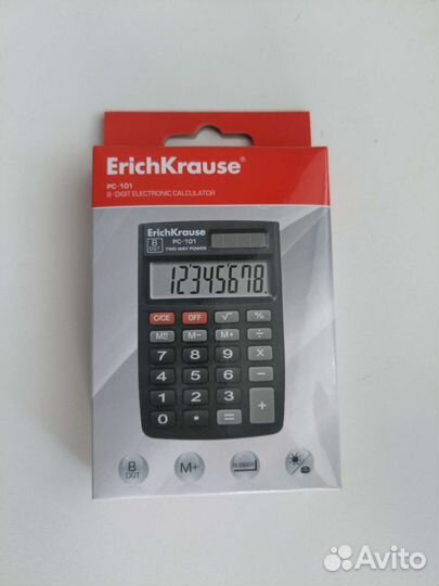 Калькулятор карманный ErichKrause PC-101