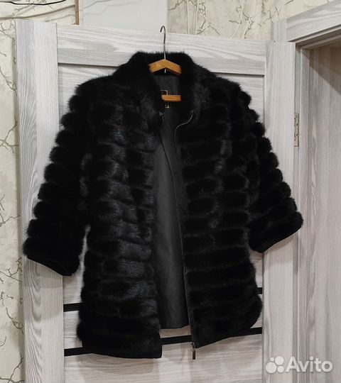 Шуба норковая рукав 3 4