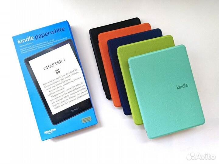 Kindle Paperwhite Signature 32GB Green + чехол