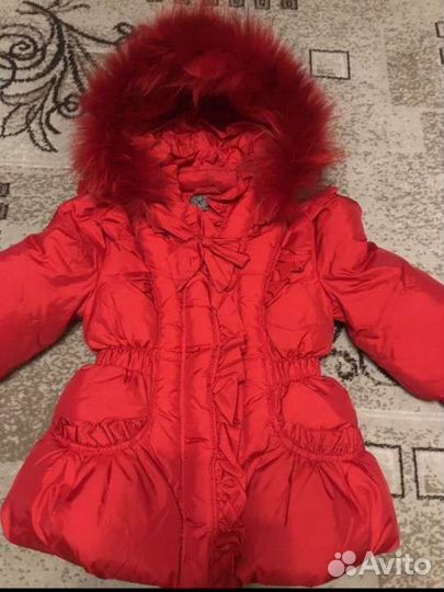 Зимний костюм для девочки 104