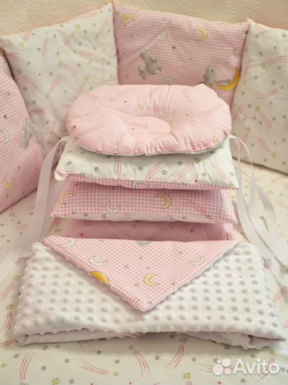 Бортики, кокны, детское постельное белье