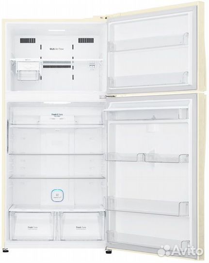 Холодильник LG GR-H802hehz бежевый (86 ширина)