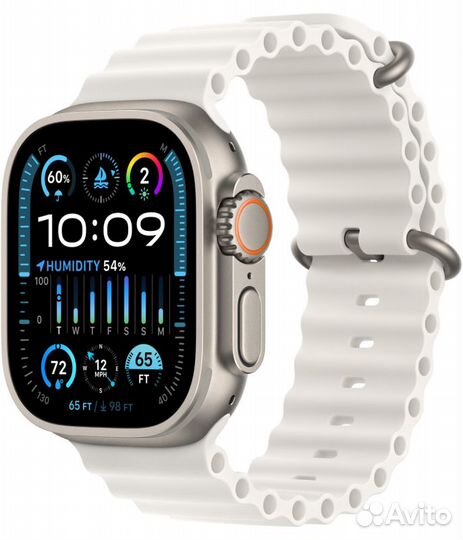 Apple Watch Ultra 2, 49 мм, корпус из титана, рем