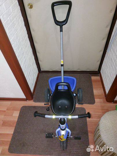 Велосипед puky для малышей с родительской ручкой