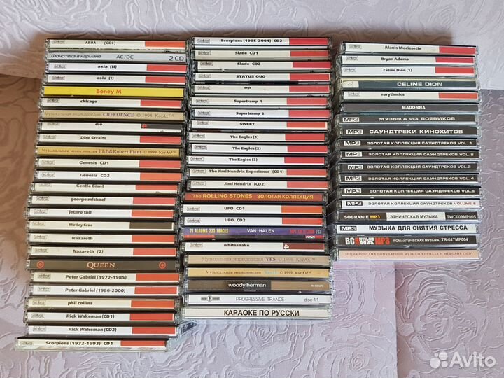 CD, Mp3-диски рок и поп-музыка, саундтреки и пр