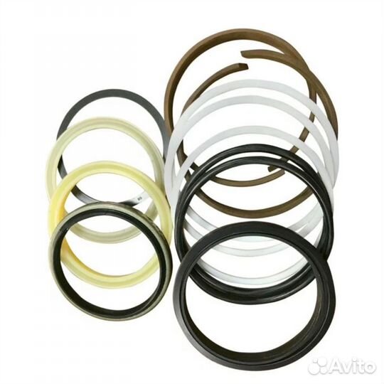 Комплект уплотнений гидроцилиндра стрелы Хитачи zx