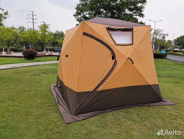 Походная баня палатка куб