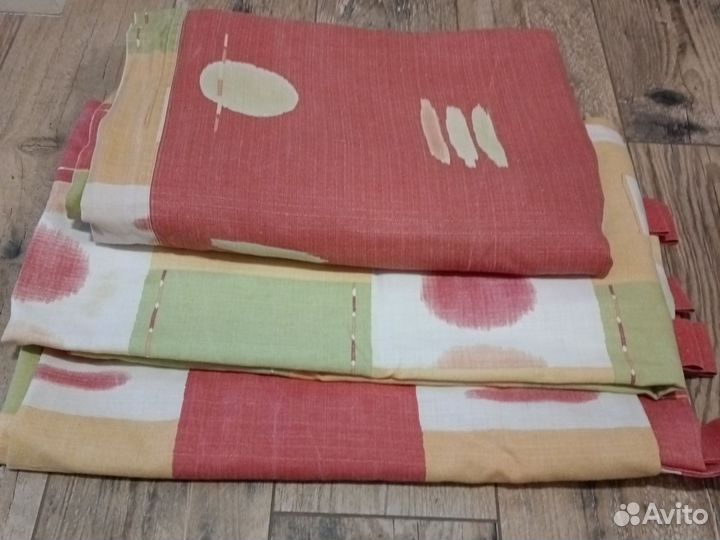 Шторы и покрывало бу