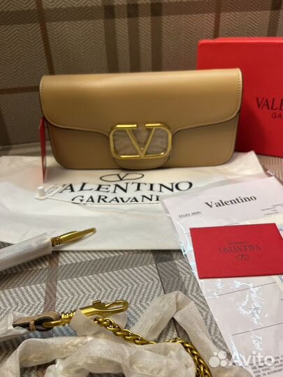 Valentino новый кожаный клатч