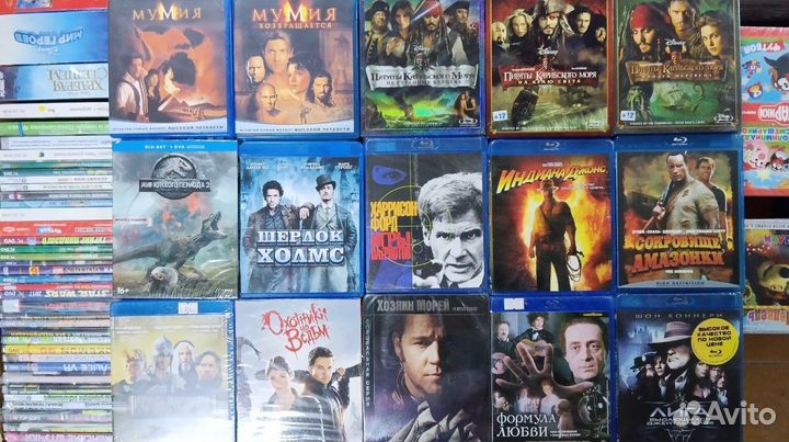 Фильмы и мультики в формате BLU-RAY (лицензия)
