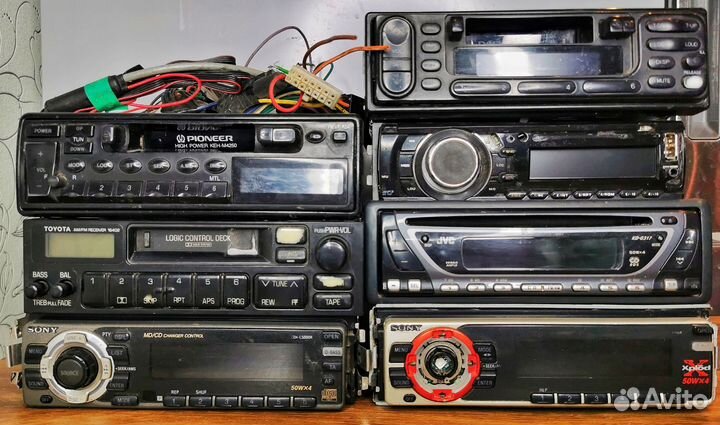 Магнитолы Toyota pioneer JVC sony daewoo mystery