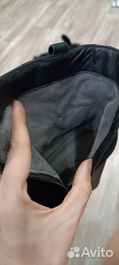 Полусапожки демисезонная podio натуральная замша