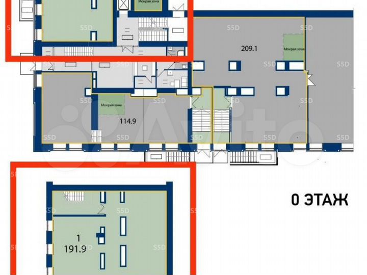 Сдам торговое помещение, 381 м²
