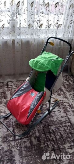 Детские санки коляска бу