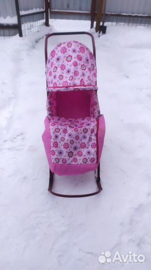 Детские санки коляска