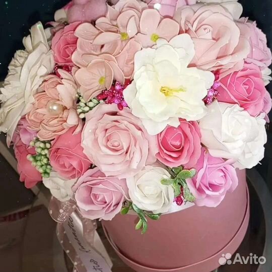 Букет цветов из мыла в наличии