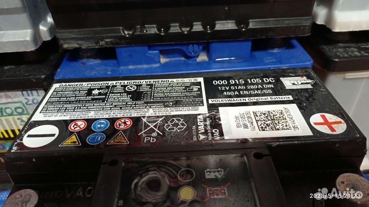 Б/у аккумулятор на WAG иномарку 